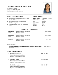 format resume