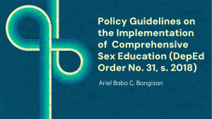 sex education policy