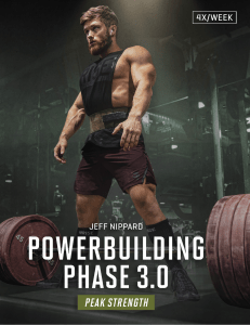 Powerbuilding 3.0 4x (Jeff Nippard)