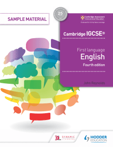  FL English 4th Edition IGCSE