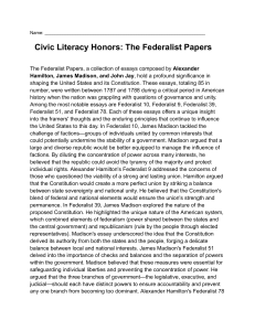 Copy of Federalist Papers Article