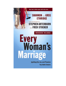 Every Womans Marriage Shannon Greg Ethridge chapter1