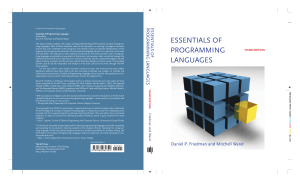 Essentials of Programming Languages, 3e
