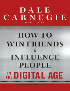 How to Win Friends and Influenc - Dale Carnegie
