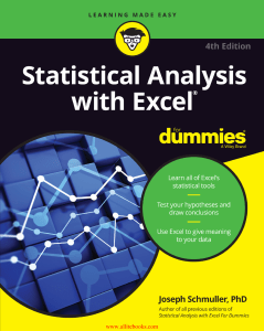 StatisticalAnalysiswithExcelforDummies4thEditionbySchmuller-1
