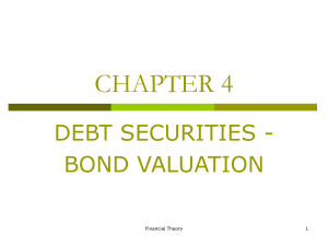 CHAPTER 4 - Debt Security