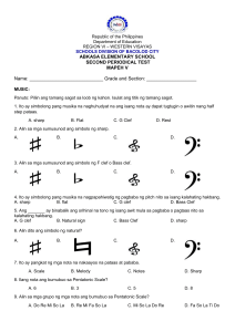 2nd Grading Exam MAPEH 5