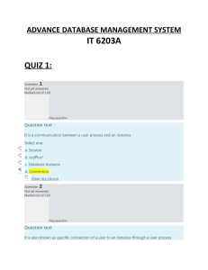 pdfcoffee.com quiz-1-advance-database-management-system-pdf-free