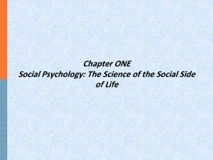 Lecture 1A Research Methods in Social Sciences