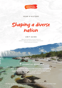 History Shaping-a-diverse-nation