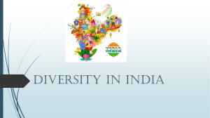 Unity in diversity in India