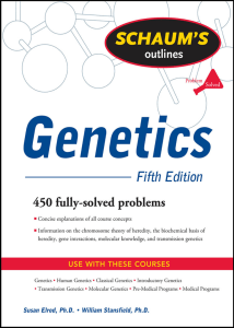 Elrod-Schaums outlines Genetics 5th Edition