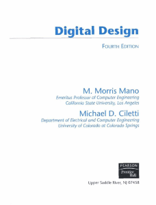 Digital Design 4th Edition - Morris Mano