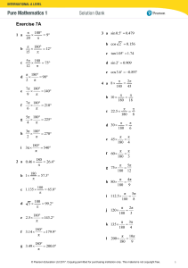 P1 Chapter 7 Radians