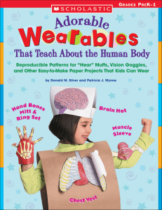 Adorable Wearables That Teach About the Human Body  (Pre K-1)