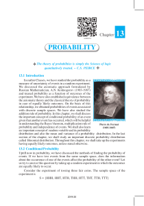 Ch 13 Probability