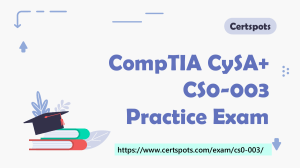 CompTIA CySA+ (CS0-003) Certification Dumps Questions
