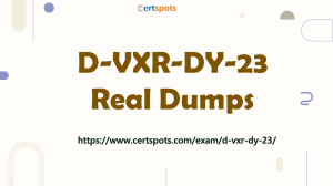 D-VXR-DY-23 Dell VxRail Deploy 2023 Real Dumps