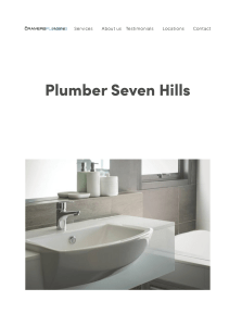 Plumber Seven Hills