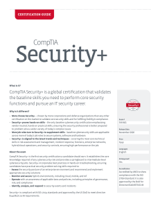 Security 601 Certification Guide Online