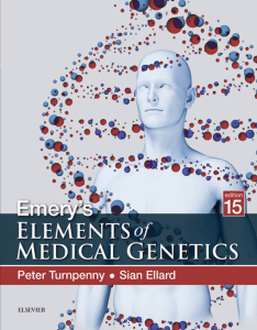 Emery’s Elements of Medical Genetics-Elsevier (2017)