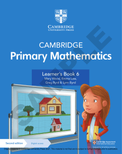 Math learers book 6