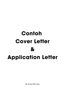 Contoh Cover Letter & Application Letter-2