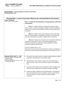 Copy of 1a Ecosystem 1- Living organisms and their environment