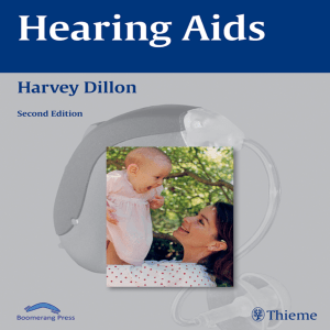 Hearing Aids Second Edition 