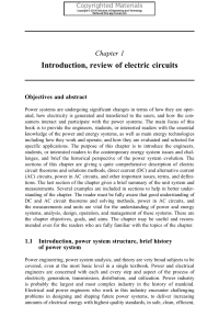 Review of Electric Circuits