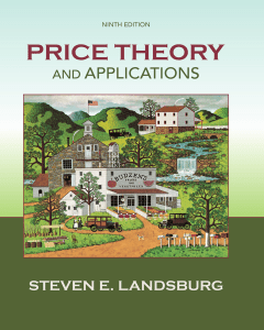 (Upper Level Economics Titles) Steven Landsburg - Price Theory and Applications-Cengage Learning (2013)