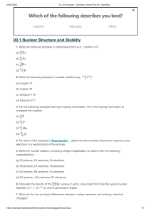 Ch. 20 Exercises - Chemistry  Atoms First 2e   OpenStax