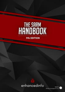 THE SARM HANDBOOK - 9th EDITION