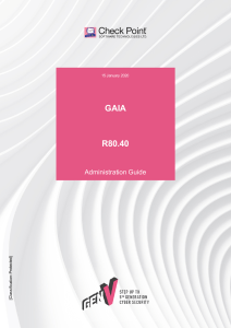 CP R80.40 Gaia AdminGuide