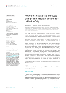 2022 Seo-etal How to calculate the life cycle of high-risk medical devices for patient safety