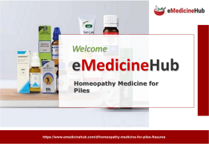 Homeopathy Medicine for Piles