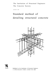 Standard Method of Concrete-Detailing-BS8110