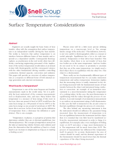 Surface Temperature