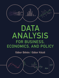 Gábor Békés, Gábor Kézdi - Data Analysis for Business, Economics, and Policy-Cambridge University Press (2021)(Z-Lib.io)