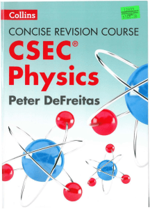 Collins Concise Revision Course Csec Physics b