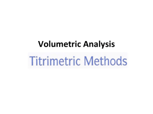 Lec 3 Volumetric Analysis اول