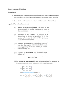 Determinants-and-Matrices