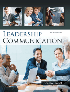 [Irwin Business Communications] Deborah Barrett - Leadership Communication (2013, McGraw-Hill Education) - libgen.lc-1