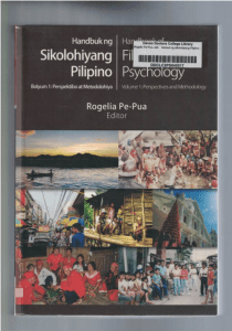 Chapter 1-15 (Hanbuk ng sikolohiyang Pilipino  bolyum 1  perspektibo at metodolohiya = Handbook of Filipino psychology  volume 1  perspective and methodology)