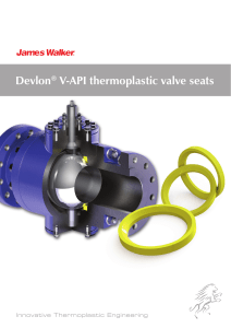 Devlon V-API thermoplastic valve seats