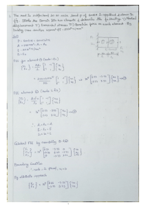 FEA Calculation Notes: Axial Load on Rod