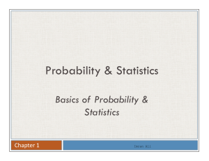 Probability & Statistics Basics Presentation