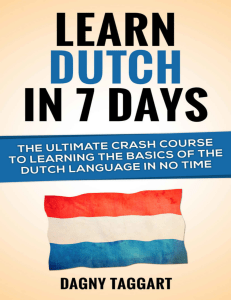 Learn dutch in 7 days
