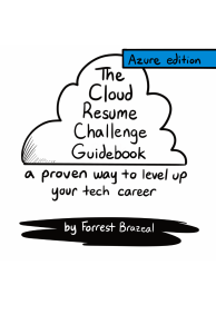 Forrest Brazeal - The Cloud Resume Challenge Cookbook (Azure Edition). 1