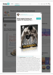Ebook Anabolic Running Joe Logalbo PDF Download Ebook